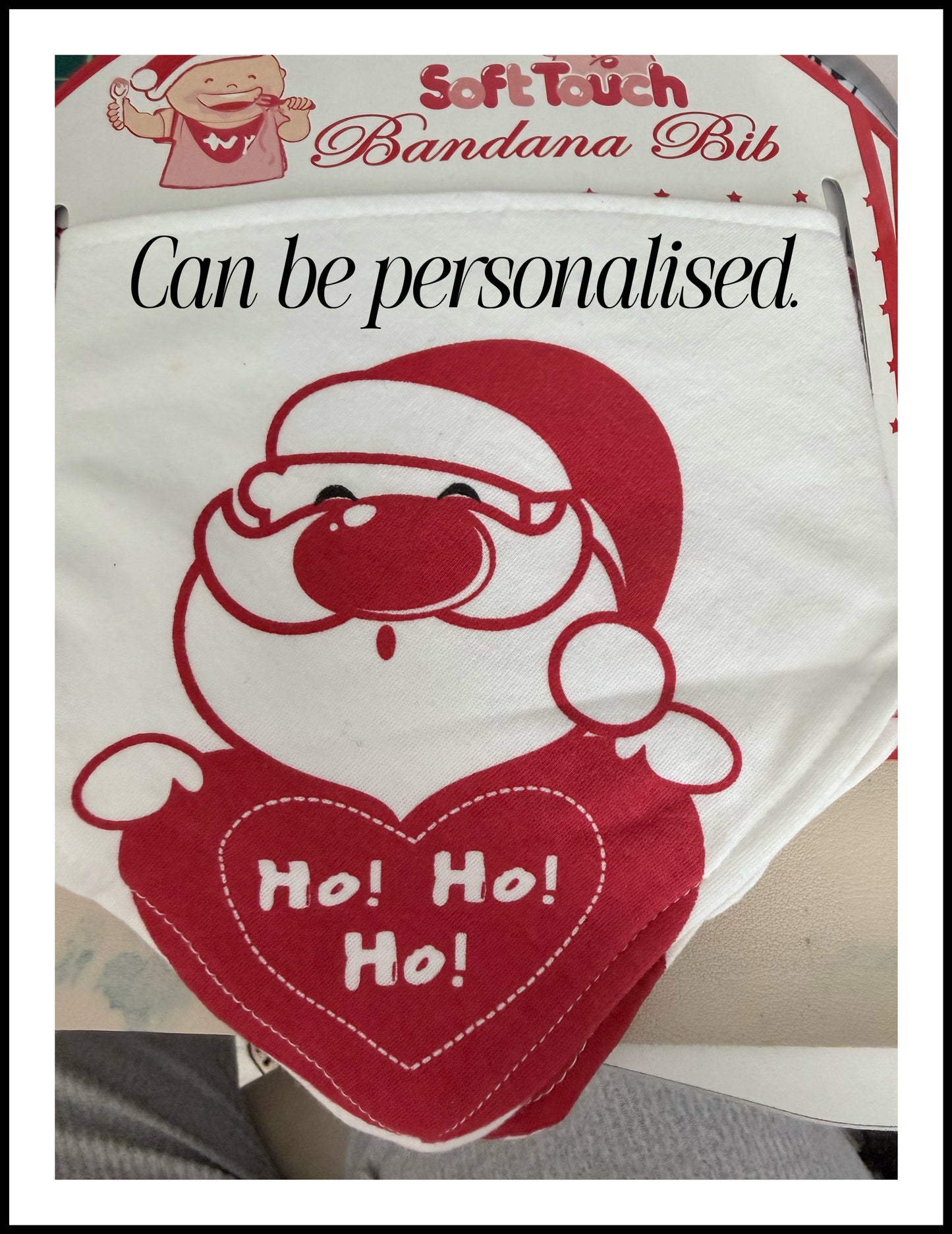 Christmas bandana bibs.