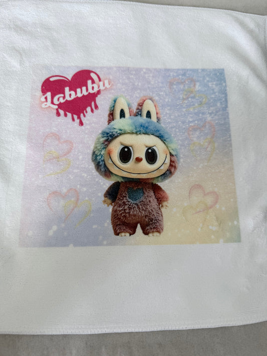 Labubu face flannels