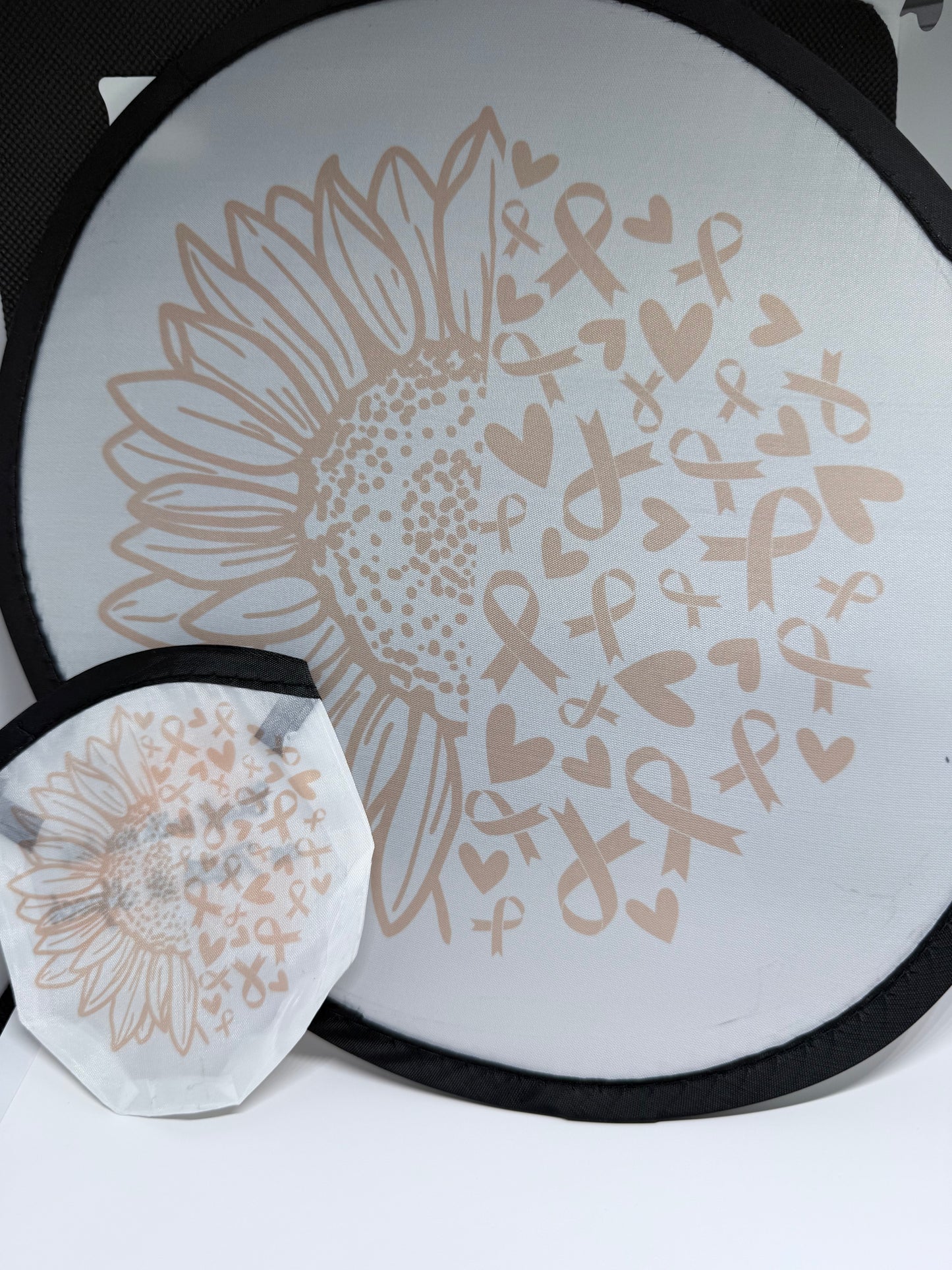 Foldable fans with pouch