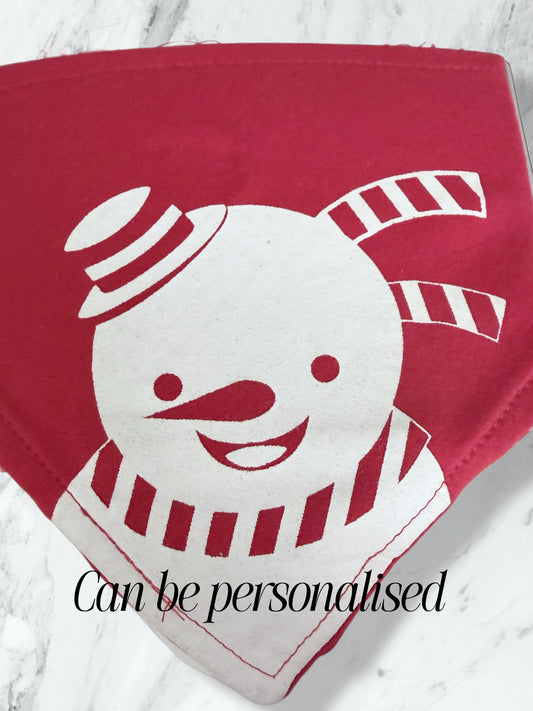 Christmas bandana bibs.