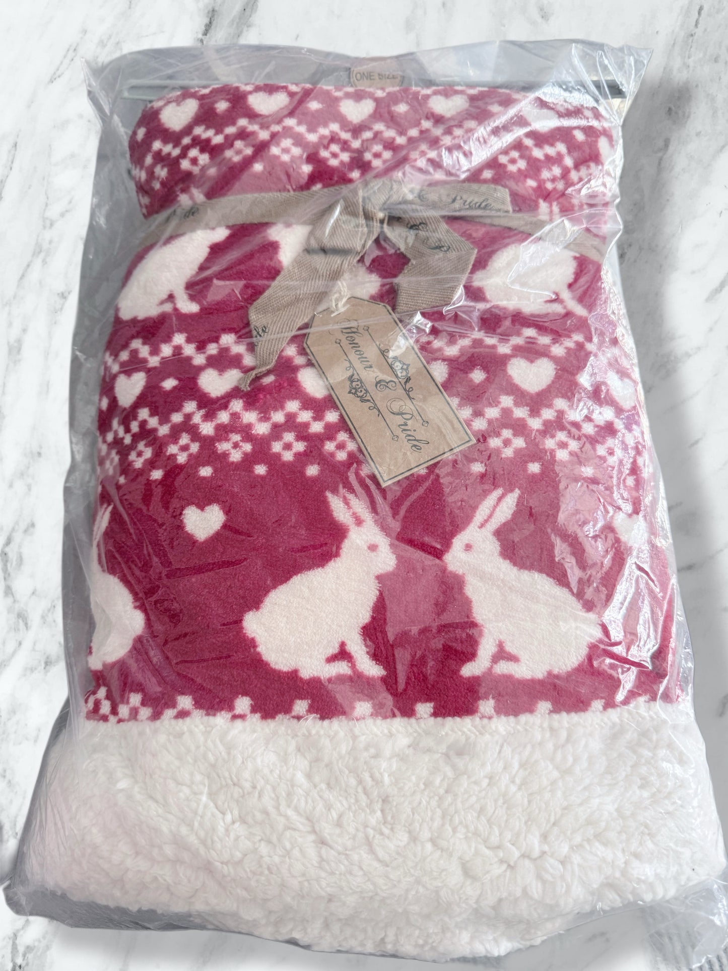 Christmas baby blanket.