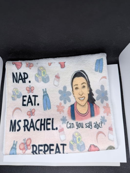 Ms Rachel face flannels