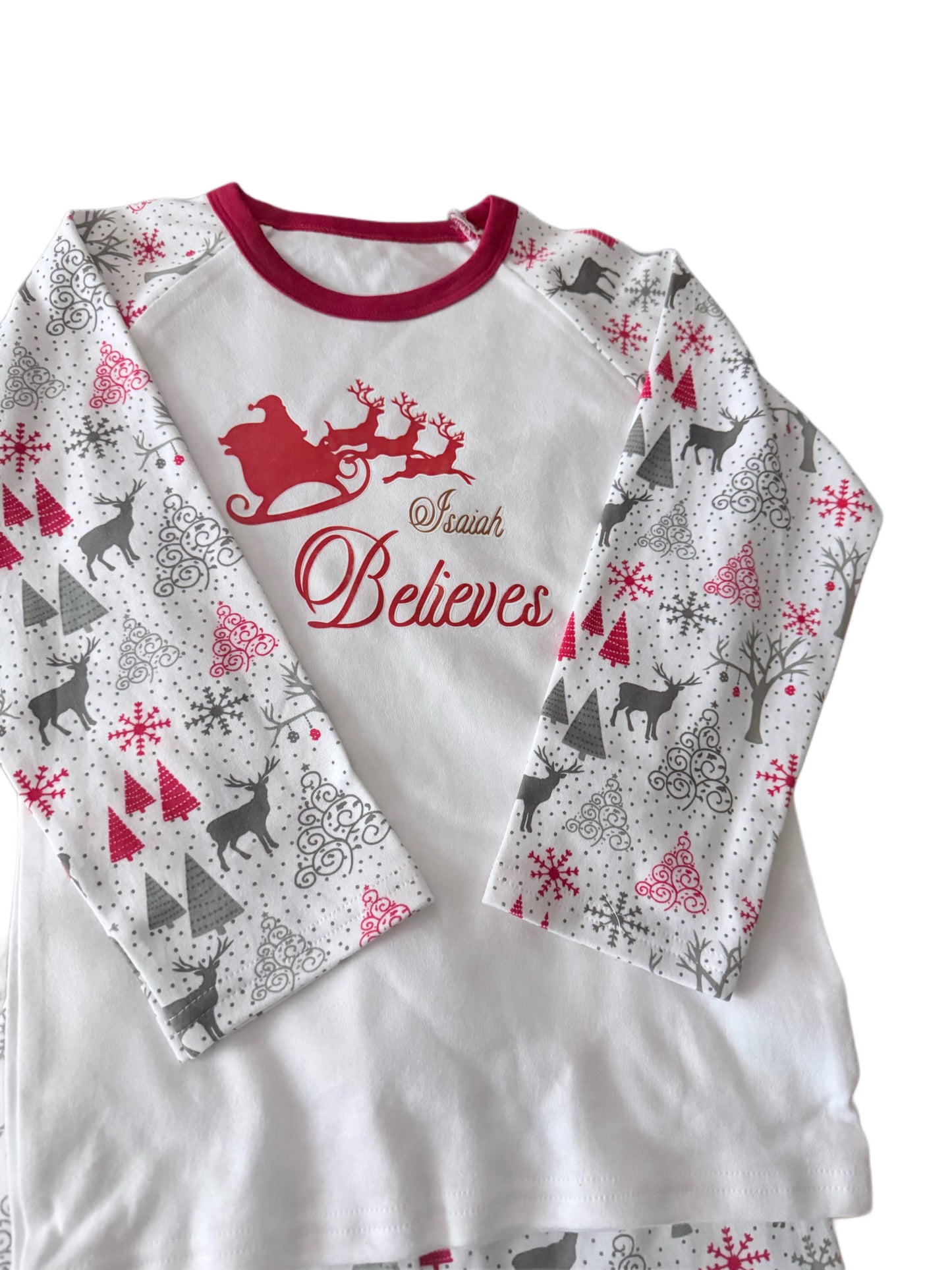 Personalised Christmas pj's
