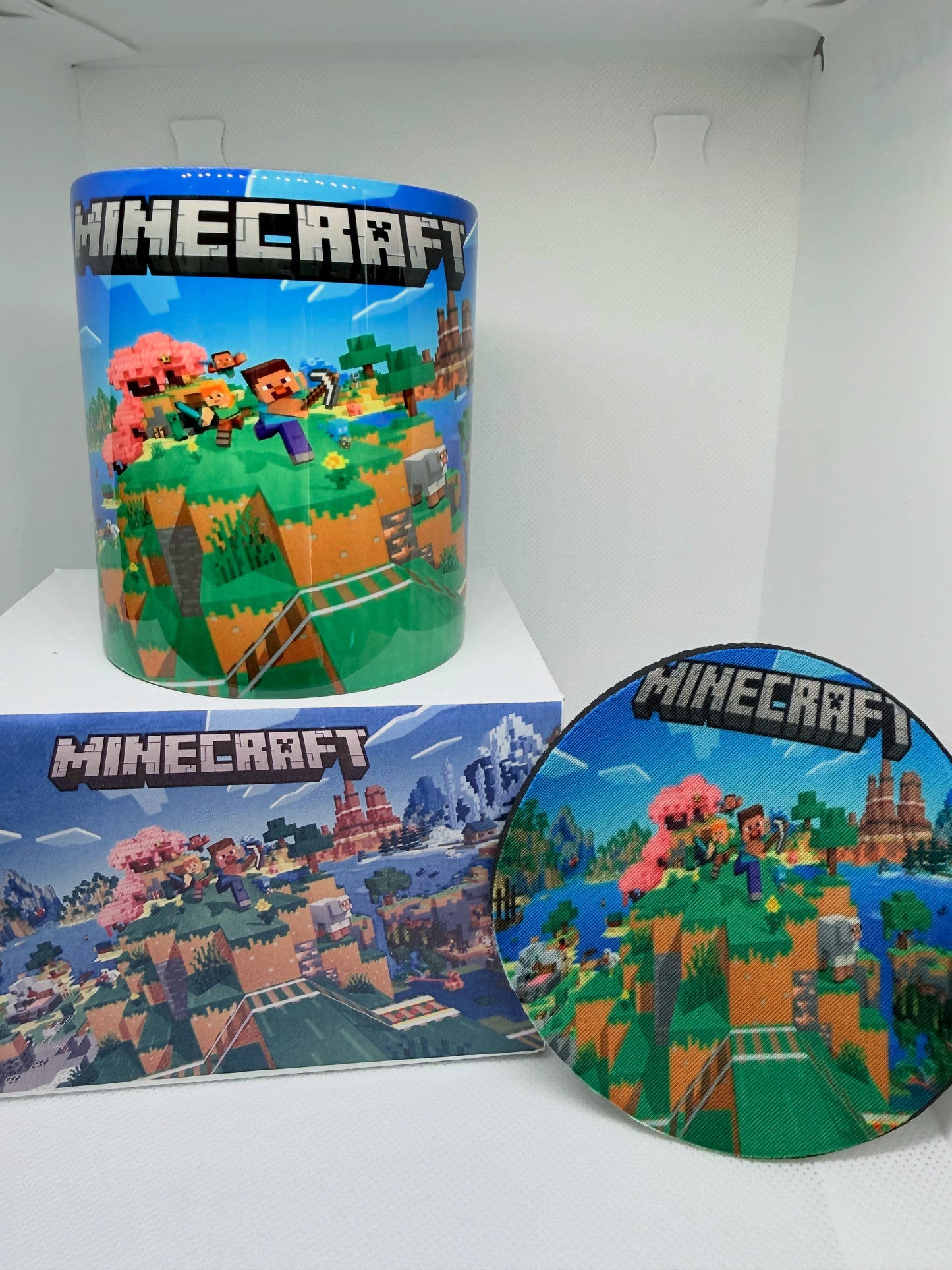 Minecraft mug & coaster set