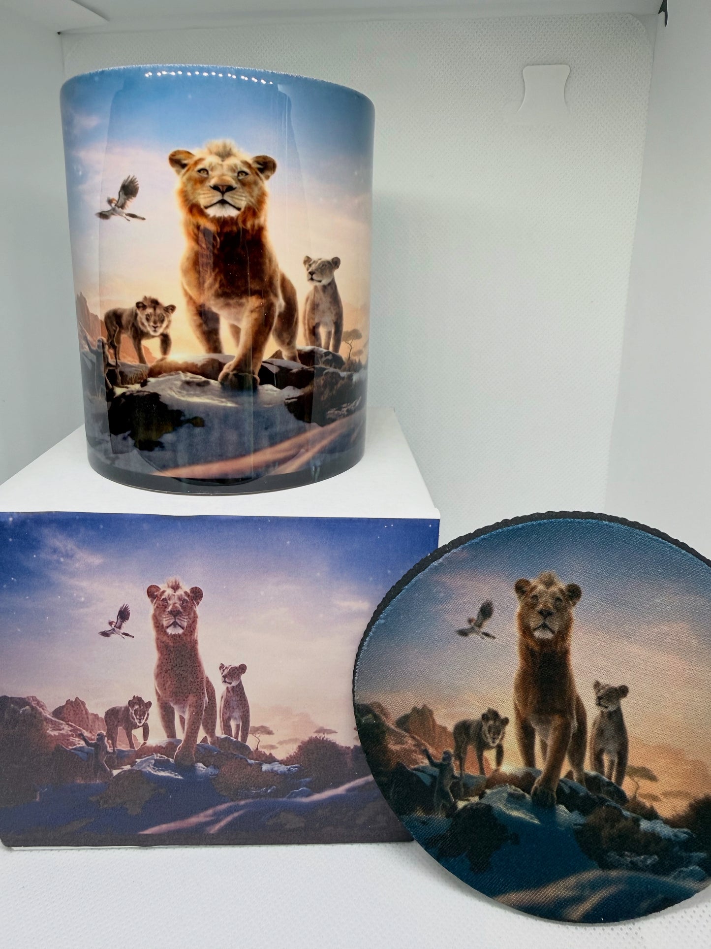 Lion king mug & coaster set