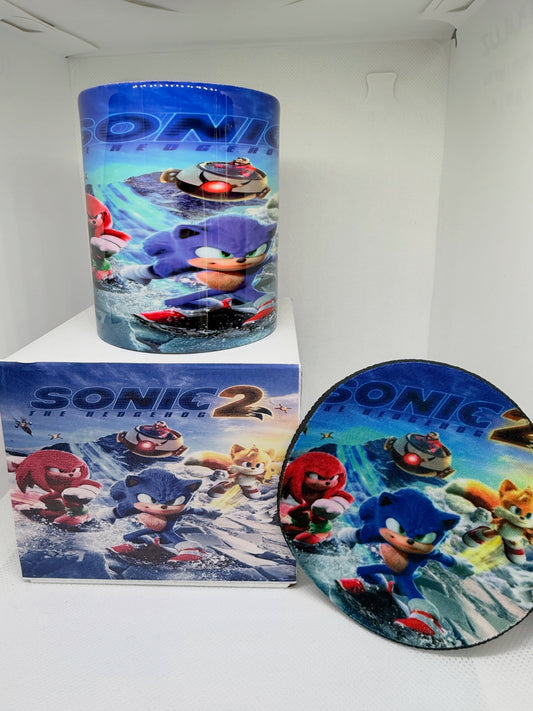 Sonic mug & coaster set